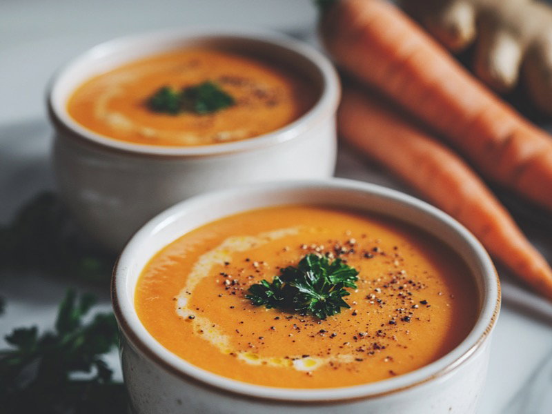 Möhren-Ingwer-Suppe